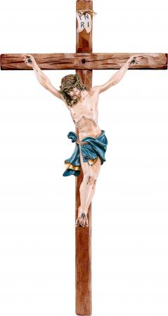 Alpenchristus mit geradem Kreuz
