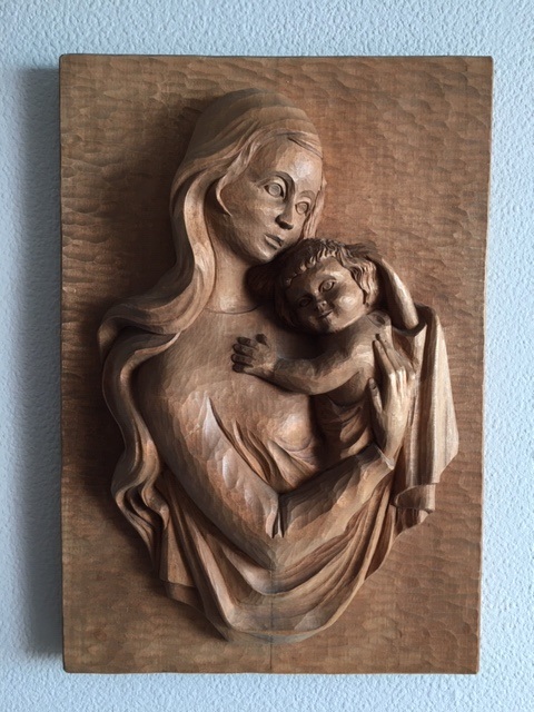Relief Madonna mit Kind