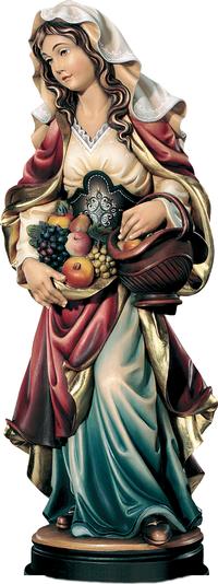 Früchtefrau mit Obstkorb