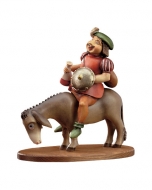Sancho Panza auf Esel, mit Sockel