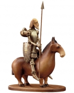 Don Quichote auf Pferd , mit Sockel